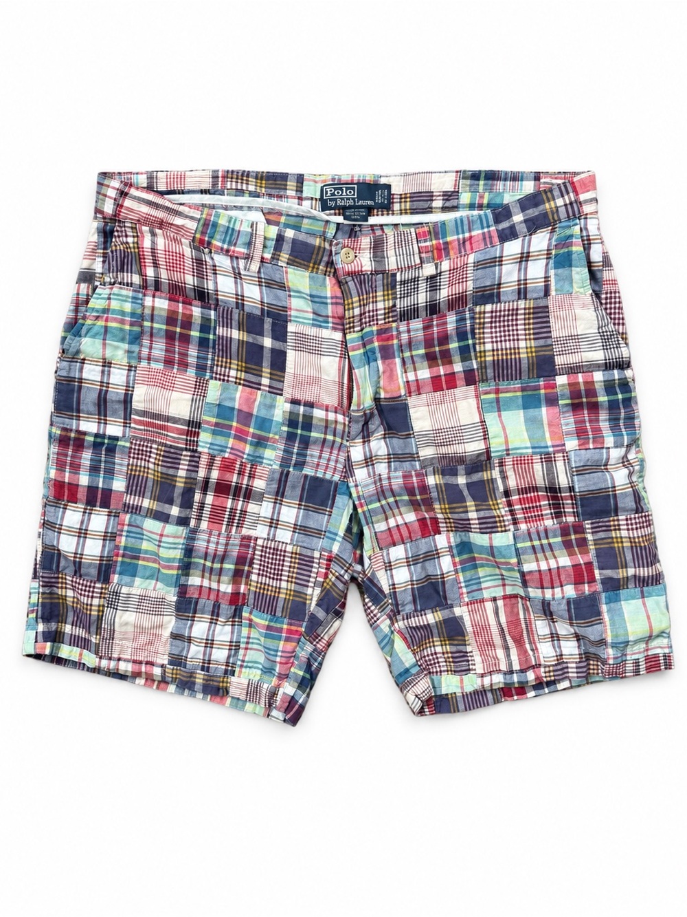 Polo Ralph Lauren Prospect Madras Patchwork Shorts – Men’s 38